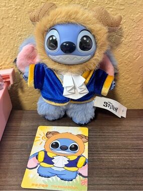 POP MART Disney Stitch IN The Beasts Costume Labubu Figurine